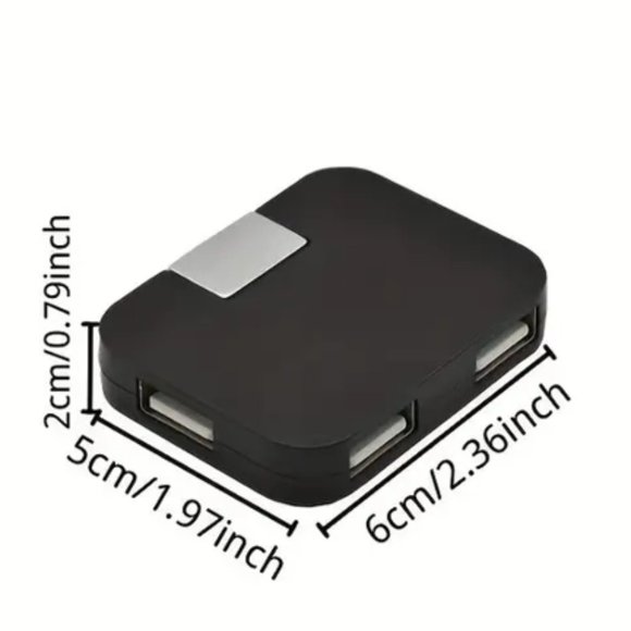 USB C Multiport Adapter 4-in-1 White - Picture 3 of 4